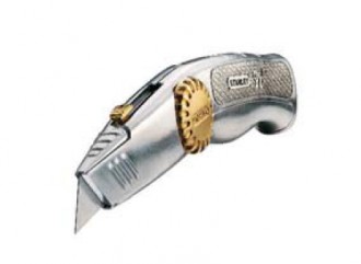 Couteau cutter en alu à lame rétractable - Devis sur Techni-Contact.com - 1