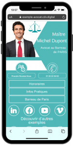 Création de carte de visite virtuelle - Devis sur Techni-Contact.com - 3