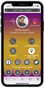 Création de carte de visite virtuelle - Devis sur Techni-Contact.com - 4