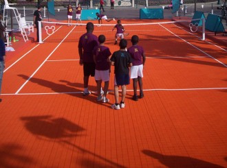 Dalles pour courts mini tennis - Devis sur Techni-Contact.com - 2