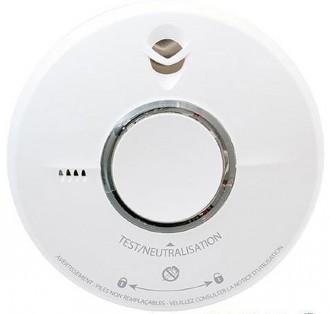 Détecteur de fumée photoélectrique à pile - Devis sur Techni-Contact.com - 1