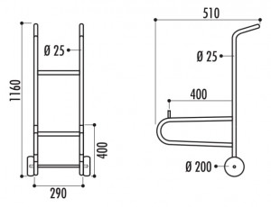 Diable en acier pour chaises - Devis sur Techni-Contact.com - 2