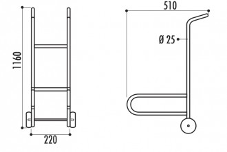 Diable porte chaises monoblocs - Devis sur Techni-Contact.com - 2