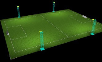 Eclairage Led terrain de Football - Devis sur Techni-Contact.com - 14