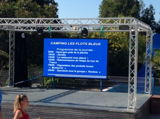 Ecran de projection camping - Devis sur Techni-Contact.com - 1