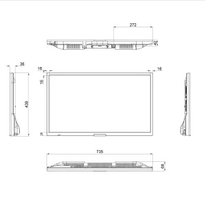 Ecran Professionnel Standard 32"43" - Devis sur Techni-Contact.com - 4