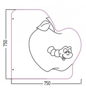 Ecran urinoir pour enfants - Forme Pomme - Devis sur Techni-Contact.com - 2