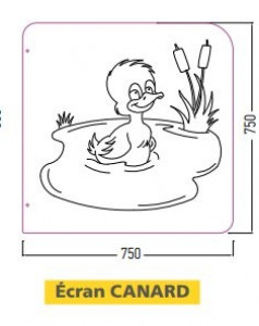 Ecran urinoir pour enfants - Forme Canard - Devis sur Techni-Contact.com - 1