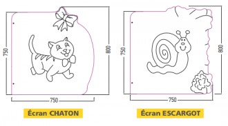 Ecrans urinoirs stratifié enfants - Devis sur Techni-Contact.com - 5