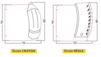 Ecrans urinoirs stratifié enfants - Devis sur Techni-Contact.com - 7