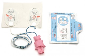 Electrodes de défibrillation pédiatrique - Devis sur Techni-Contact.com - 1