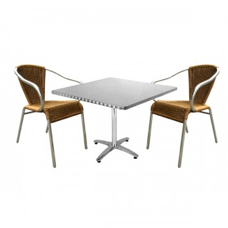 Ensemble table et fauteuils pour terrasse - Devis sur Techni-Contact.com - 1