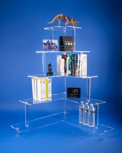 Étagère d'angle plexi 5 étages - Devis sur Techni-Contact.com - 2