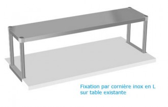 Etagère inox à fixer sur table - Devis sur Techni-Contact.com - 2