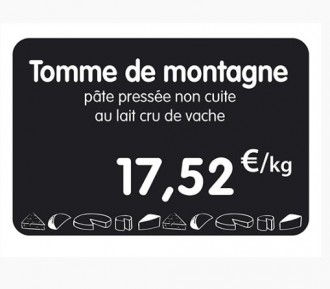 Étiquette pour fromageries crèmeries - Devis sur Techni-Contact.com - 1