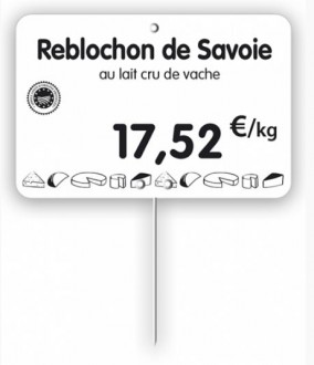 Étiquette pour fromageries crèmeries blanche - Devis sur Techni-Contact.com - 3