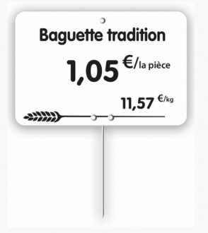 Étiquette pour pâtisserie blanche - Devis sur Techni-Contact.com - 2