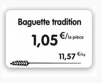 Étiquette pour pâtisserie blanche - Devis sur Techni-Contact.com - 3