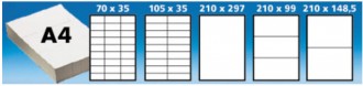 Etiquettes A4 pour imprimante laser - Devis sur Techni-Contact.com - 1