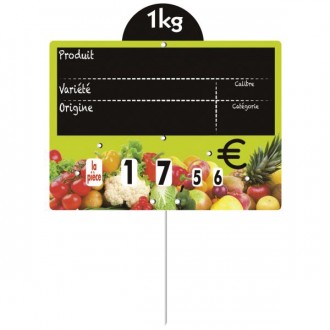 Étiquettes pour fruits et légumes à pique inox - Devis sur Techni-Contact.com - 2