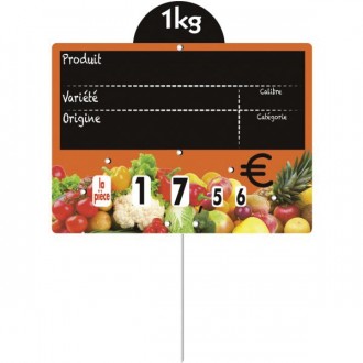 Étiquettes pour fruits et légumes à pique inox - Devis sur Techni-Contact.com - 3