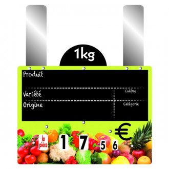 Etiquettes prix fruits et légumes à grandes pattes - Devis sur Techni-Contact.com - 2