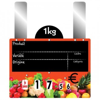 Etiquettes prix fruits et légumes à grandes pattes - Devis sur Techni-Contact.com - 6