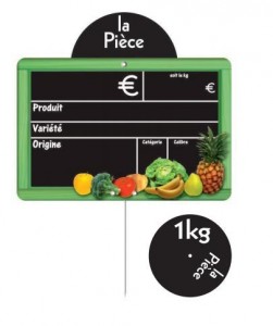 Etiquettes prix pour fruits et légumes - Devis sur Techni-Contact.com - 2