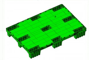 Palette plastique exportpal 1140x760x150 mm - Devis sur Techni-Contact.com - 1