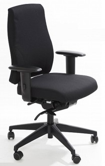 Fauteuil de bureau ergonomique à dossier rembourré - Devis sur Techni-Contact.com - 1