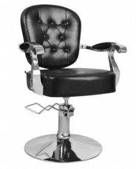 Fauteuil de coiffure à structure bois et inox poli - Devis sur Techni-Contact.com - 1