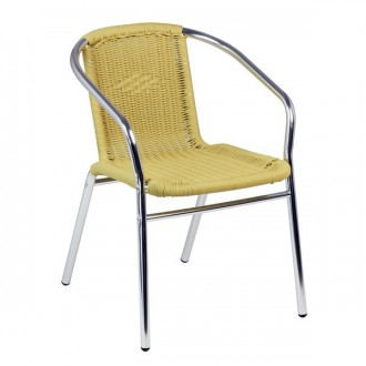 Fauteuil de terrasse empilable en aluminium - Devis sur Techni-Contact.com - 2