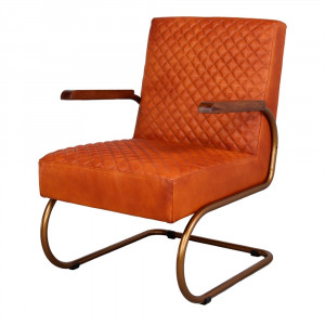 Fauteuil Mid Century en cuir - Devis sur Techni-Contact.com - 2