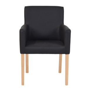 Fauteuil simili cuir noir - Devis sur Techni-Contact.com - 2