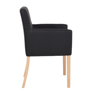 Fauteuil simili cuir noir - Devis sur Techni-Contact.com - 3