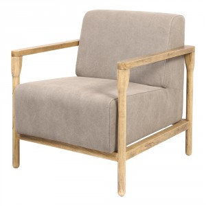 Fauteuil vintage en bois et tissu - Devis sur Techni-Contact.com - 1