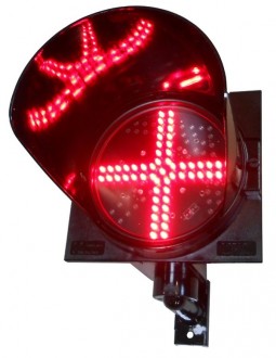 Feux signal croix rouge - Devis sur Techni-Contact.com - 1