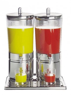 Fontaine jus de fruit double inox - Devis sur Techni-Contact.com - 1