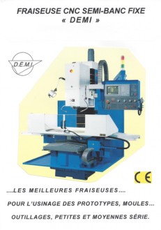 Fraiseuse à commande numérique DF 36CNC - Devis sur Techni-Contact.com - 1