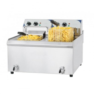 Friteuse 2 x 10 litres haut rendement - Devis sur Techni-Contact.com - 1