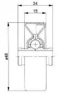 Galet une direction pour rouleau - Devis sur Techni-Contact.com - 2