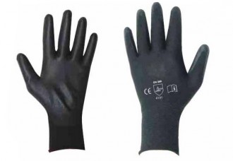 Gant polyuréthane noir Taille 6 à 11 - Devis sur Techni-Contact.com - 1