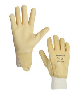 Gants de manutention en fleur de bovin - Devis sur Techni-Contact.com - 1