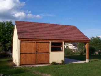 Garage avec auvent en béton - Devis sur Techni-Contact.com - 1