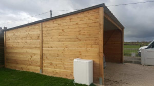 Garage en bois sans porte - Devis sur Techni-Contact.com - 2