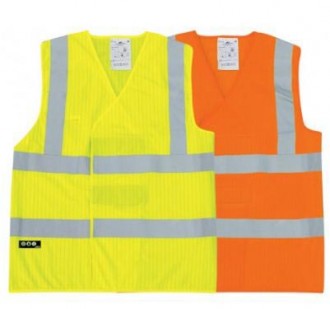 Gilet de signalisation multirisque fluorescent - Devis sur Techni-Contact.com - 2