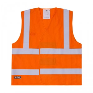 Gilet de signalisation multirisque fluorescent - Devis sur Techni-Contact.com - 3