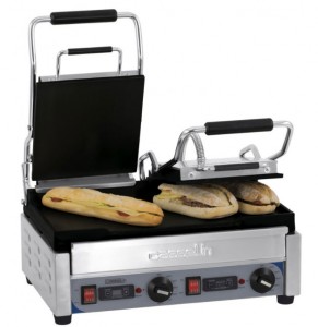 Grill panini double à plaques de cuisson lisses - Devis sur Techni-Contact.com - 1