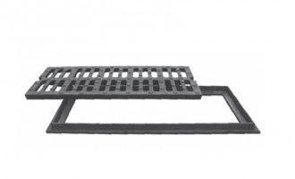 Grille caniveau en fonte avec cadre C 250 - Devis sur Techni-Contact.com - 1