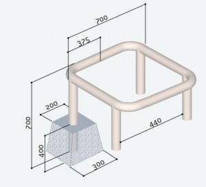 Grille d'arbre en tube d'acier - Devis sur Techni-Contact.com - 3